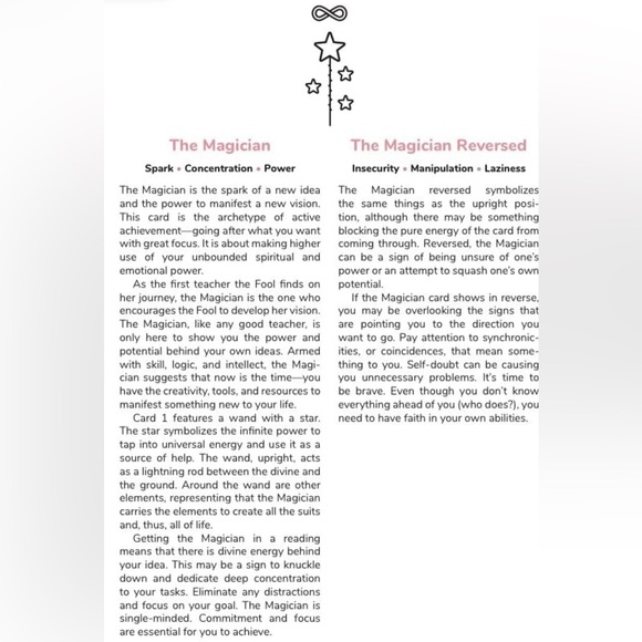 KAWAII TAROT by Diana Lopez Deck Card Mystic Game Fortune Telling Magic Cute New - Picture 14 of 16